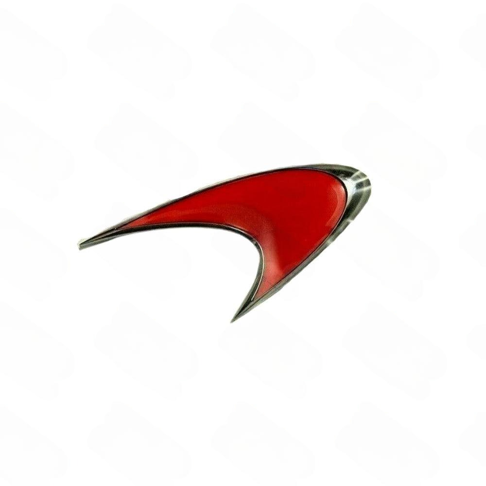MCLAREN FRONT HOOD RED EMBLEM BADGE for Your Vehicle