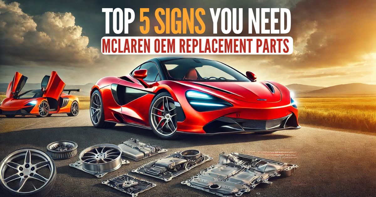 Top 5 Signs You Need McLaren OEM Replacement Parts