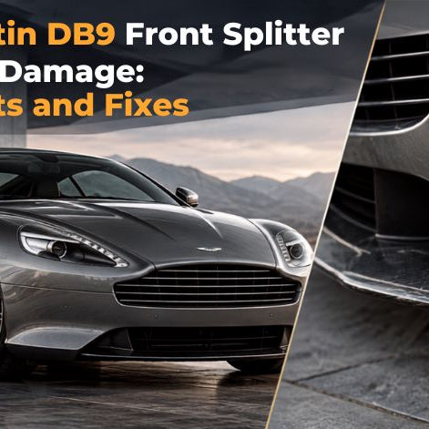 Aston Martin DB9 Front Splitter And Bumper Damage – Symptoms, Costs And Repairs