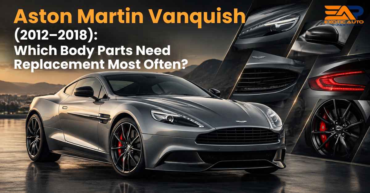 Aston Martin Vanquish body parts