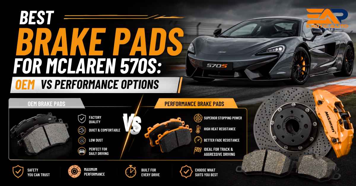 Best brake pads for McLaren 570S