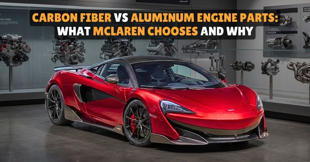 Carbon Fiber vs Aluminum Engine Parts: What McLaren Chooses and Why