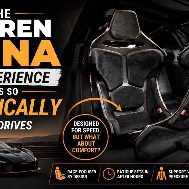mcLaren senna seat comfort