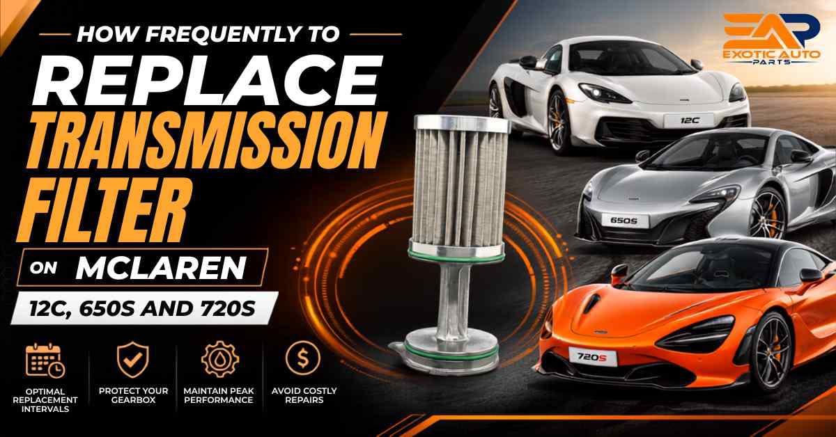 McLaren transmission filter replacement