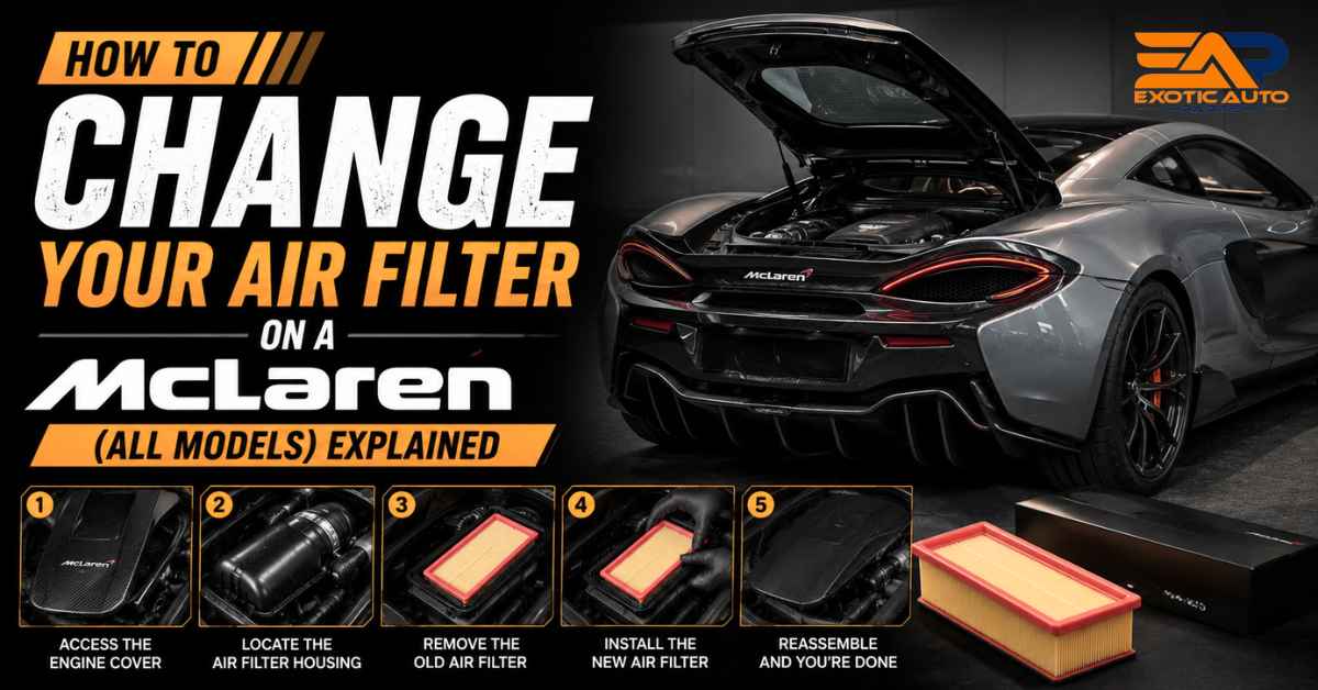 McLaren air filter replacement