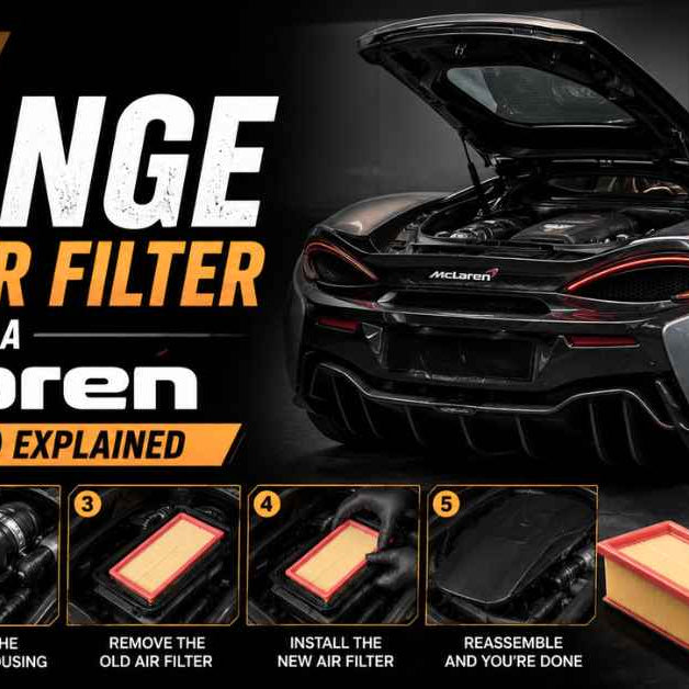 McLaren air filter replacement