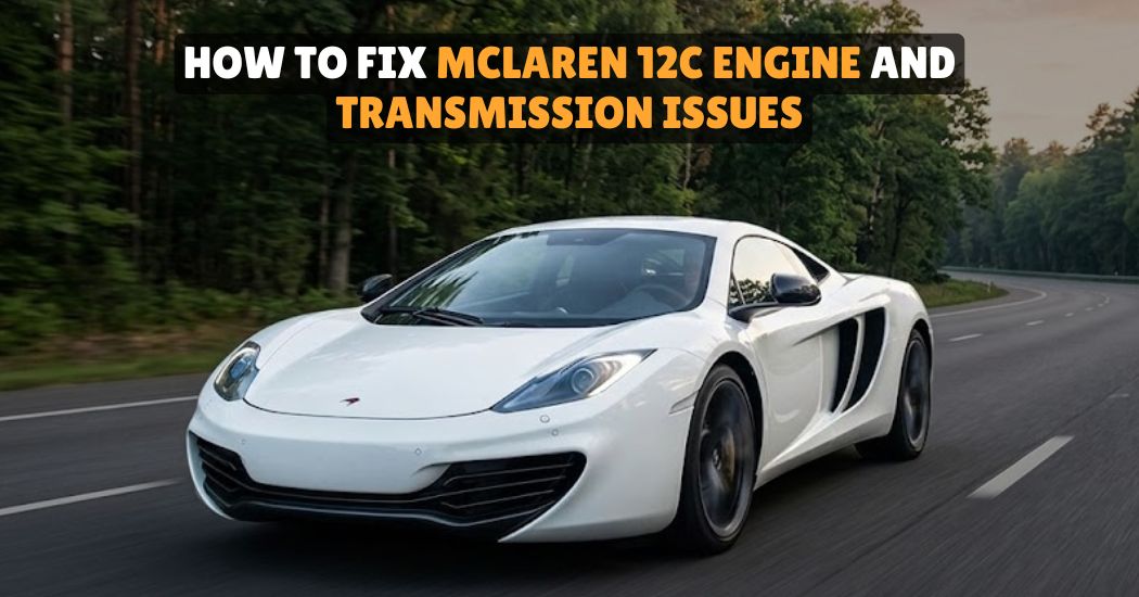McLaren 12C engine issues