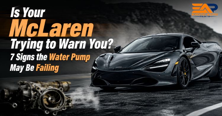 McLaren water pump failure symptoms