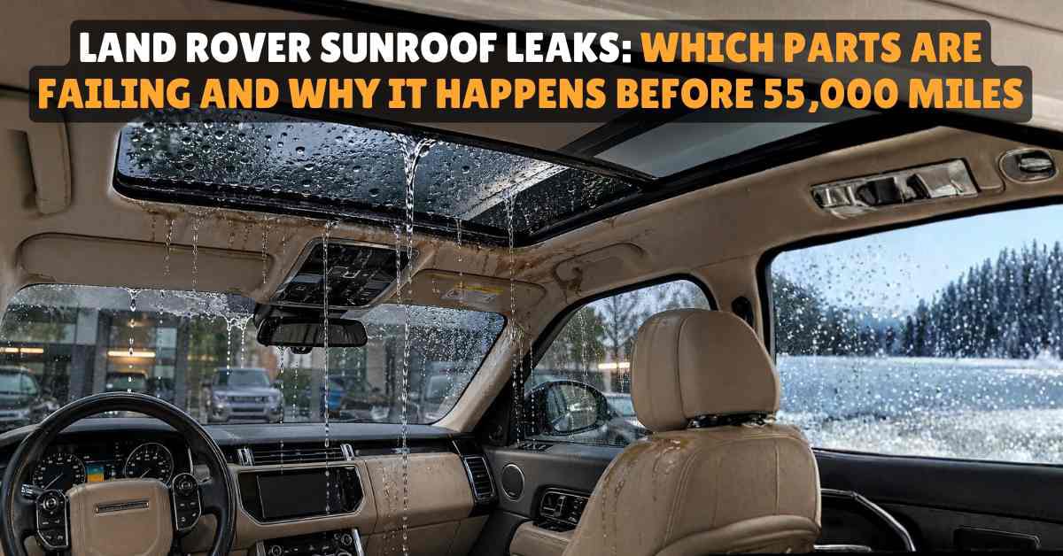 Land Rover Sunroof Leaks: Which Parts Are Failing & Why It Happens Before 55,000 Miles