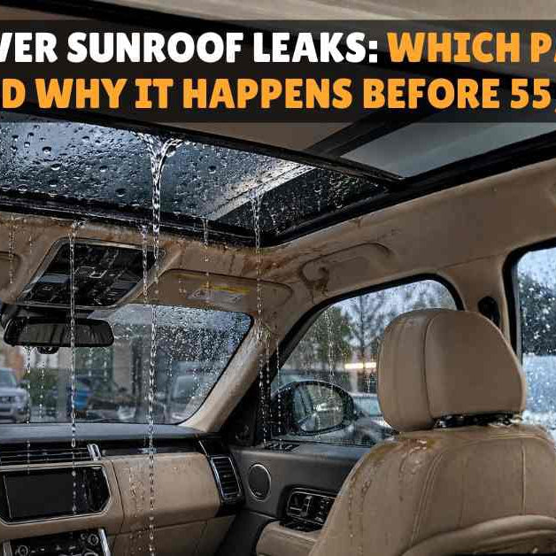 Land Rover Sunroof Leaks: Which Parts Are Failing & Why It Happens Before 55,000 Miles