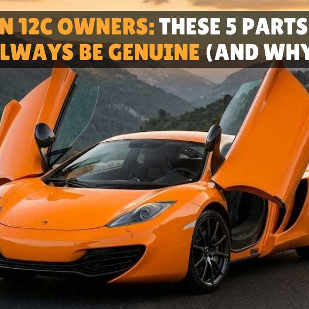McLaren 12C genuine parts