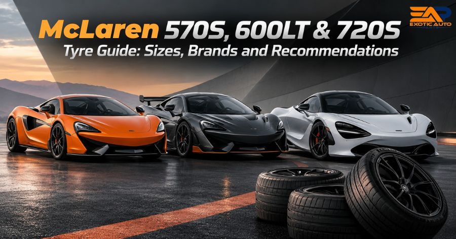 McLaren 570S, 600LT & 720S Tyre Guide: Sizes, Brands and Recommendations