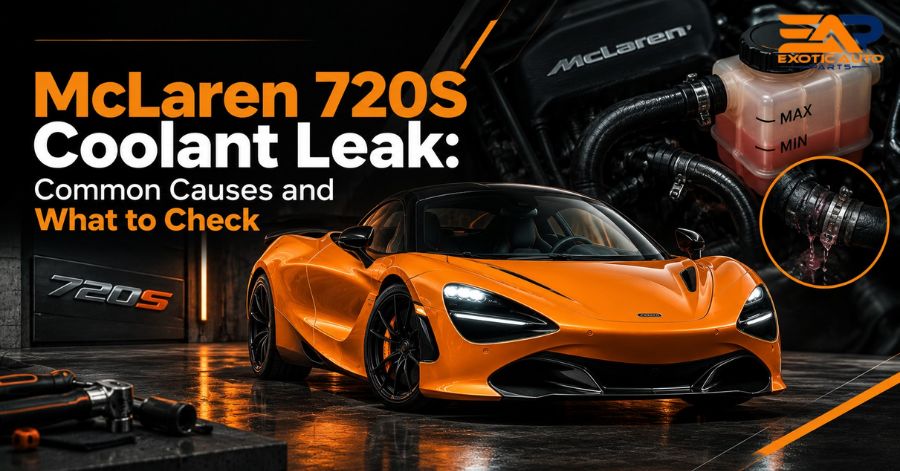 McLaren 720S coolant leak