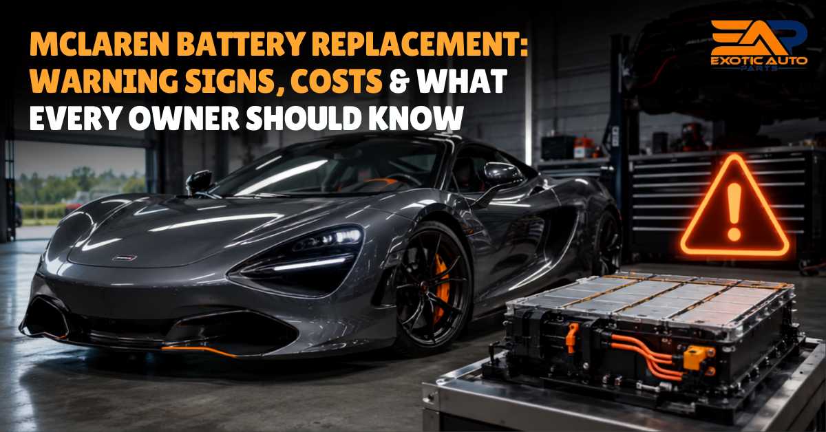 McLaren Battery Replacement
