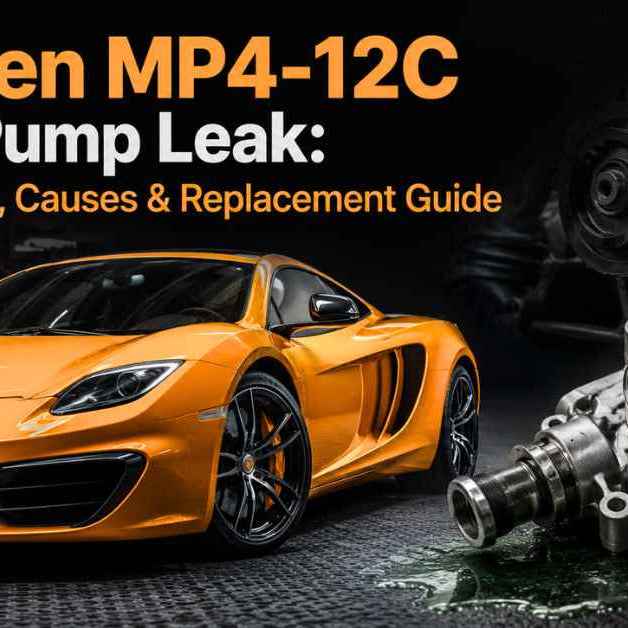 McLaren MP4-12C water pump leak