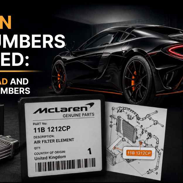 McLaren part numbers