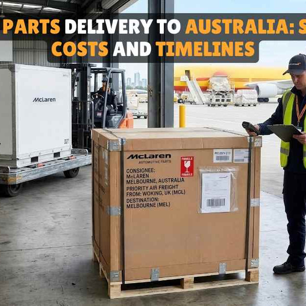 McLaren Parts Shipping to Australia: Shipping Costs, Timelines & Delivery