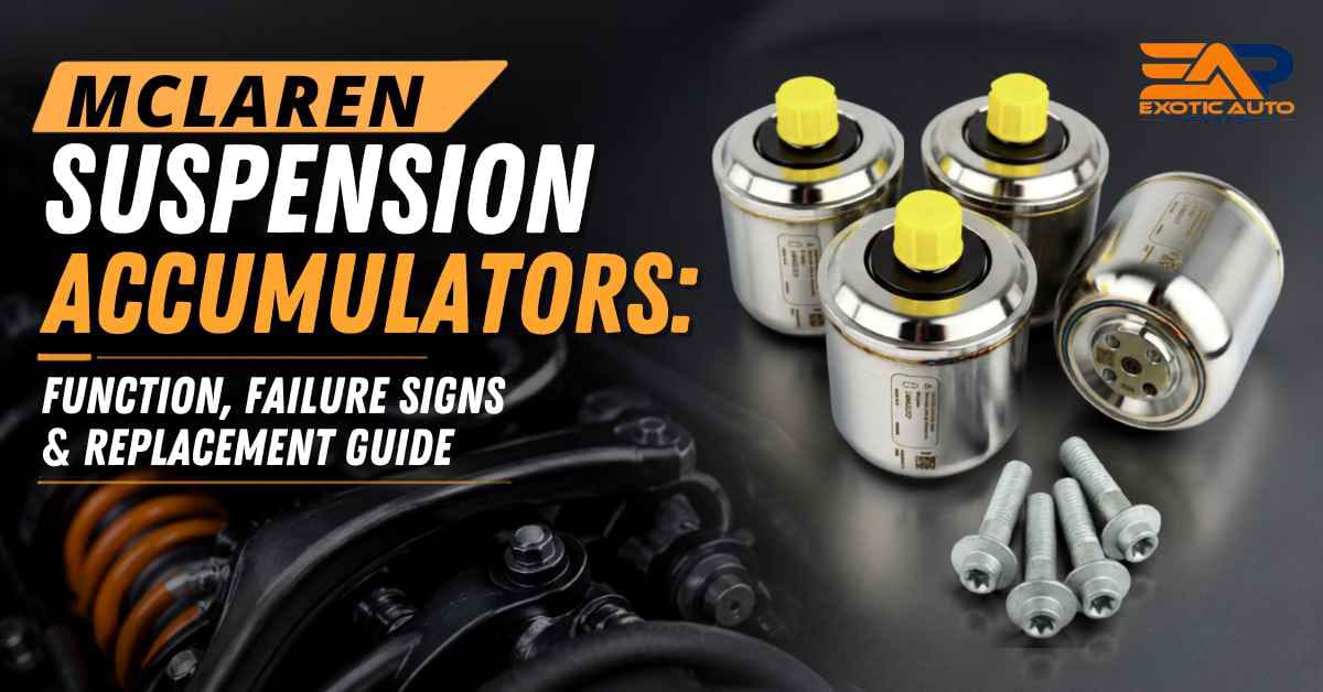 McLaren Suspension Accumulators