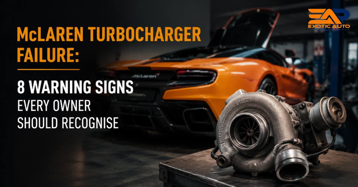 McLaren Turbocharger Failure