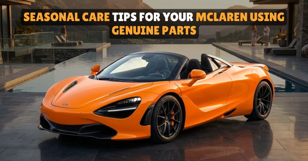 McLaren seasonal maintenance using genuine parts
