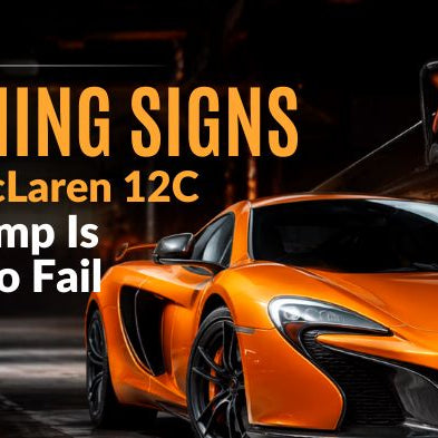 McLaren 12C fuel pump failure