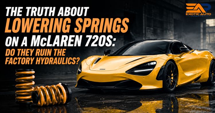 McLaren 720S lowering springs