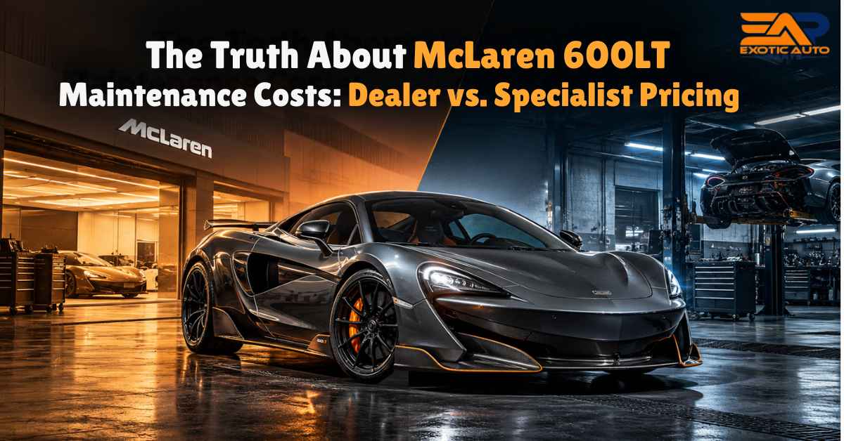 McLaren 600LT maintenance costs