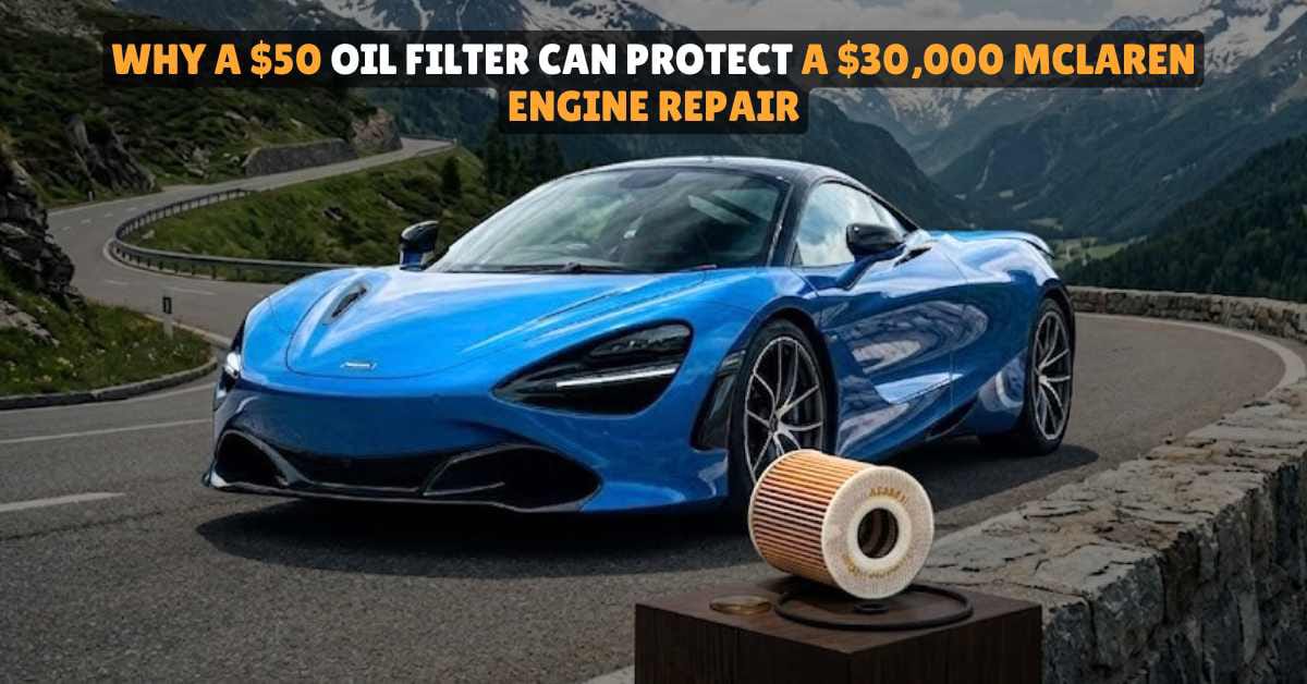 Why a $50 Oil Filter Can Protect a $30,000 McLaren Engine Repair