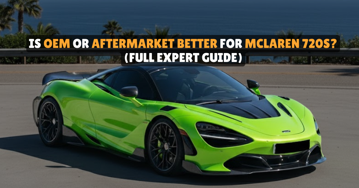 McLaren 720S OEM vs aftermarket parts