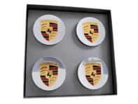 Wheel Caps with Coloured Crest for Porsche 718 Boxster / Cayman (Set of 4) Porsche