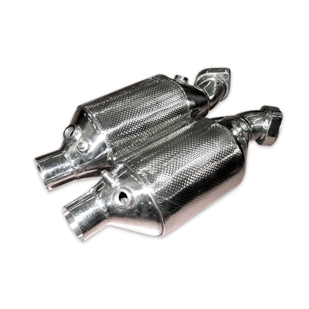 Tubi F355 5.2 AND 355 F1 LEFT 200 CELLS RACE CATALYTIC CONVERTER Tubi Style