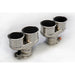 Tubi PORSCHE 996 TURBO & TURBO S MY2005 QUAD END TIPS KIT Tubi Style
