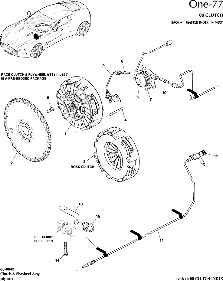 ASTON MARTIN CONNECTOR ASSY, PRESSURE (6G33-7K640-DA )