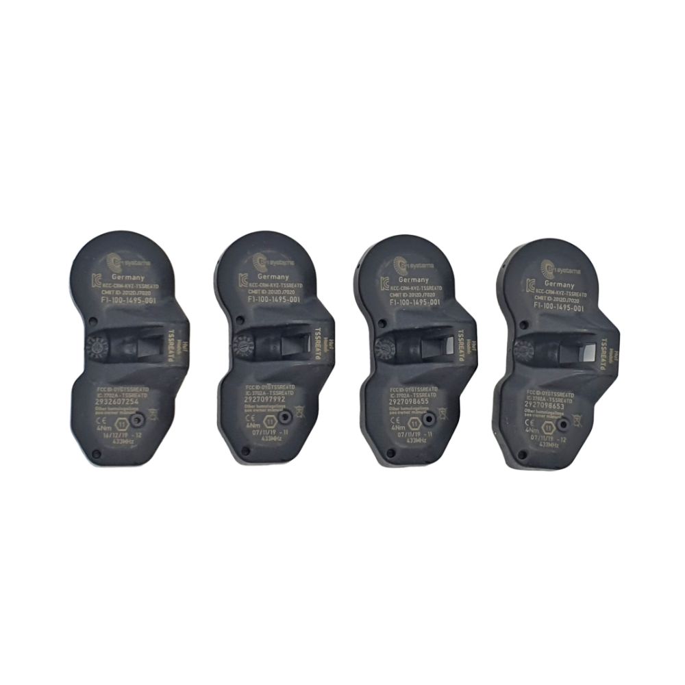 McLaren 4X Tyre Pressure Monitor Sensors 315 MHz Upgrade