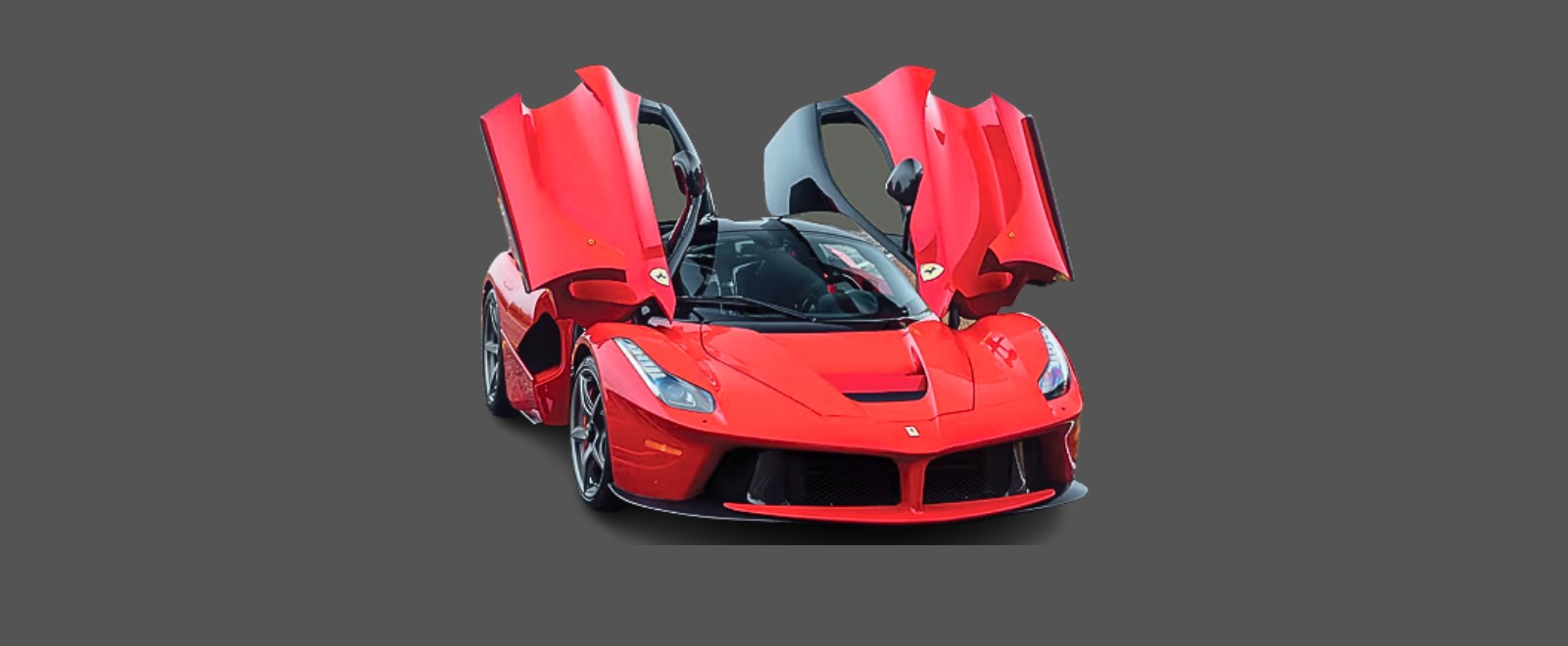 Stylish Red Ferrari 