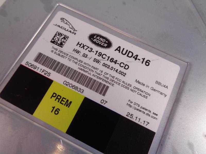 Land Rover Amplifier - audio system
 lr081470