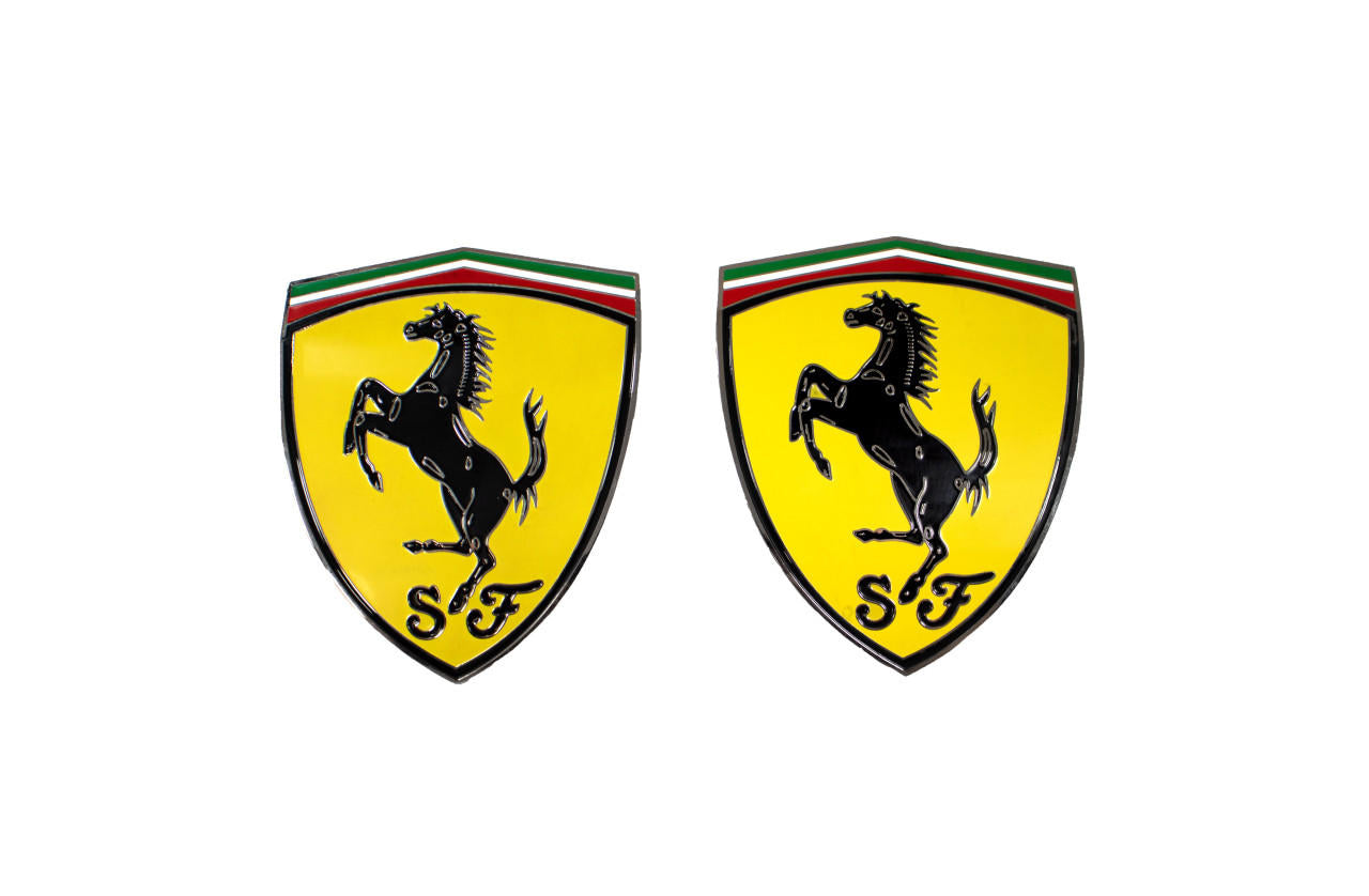 Ferrari Replica Scuderia Shields - Fender Badges 488 GTB Spider Ferrari Fabspeed Carbon