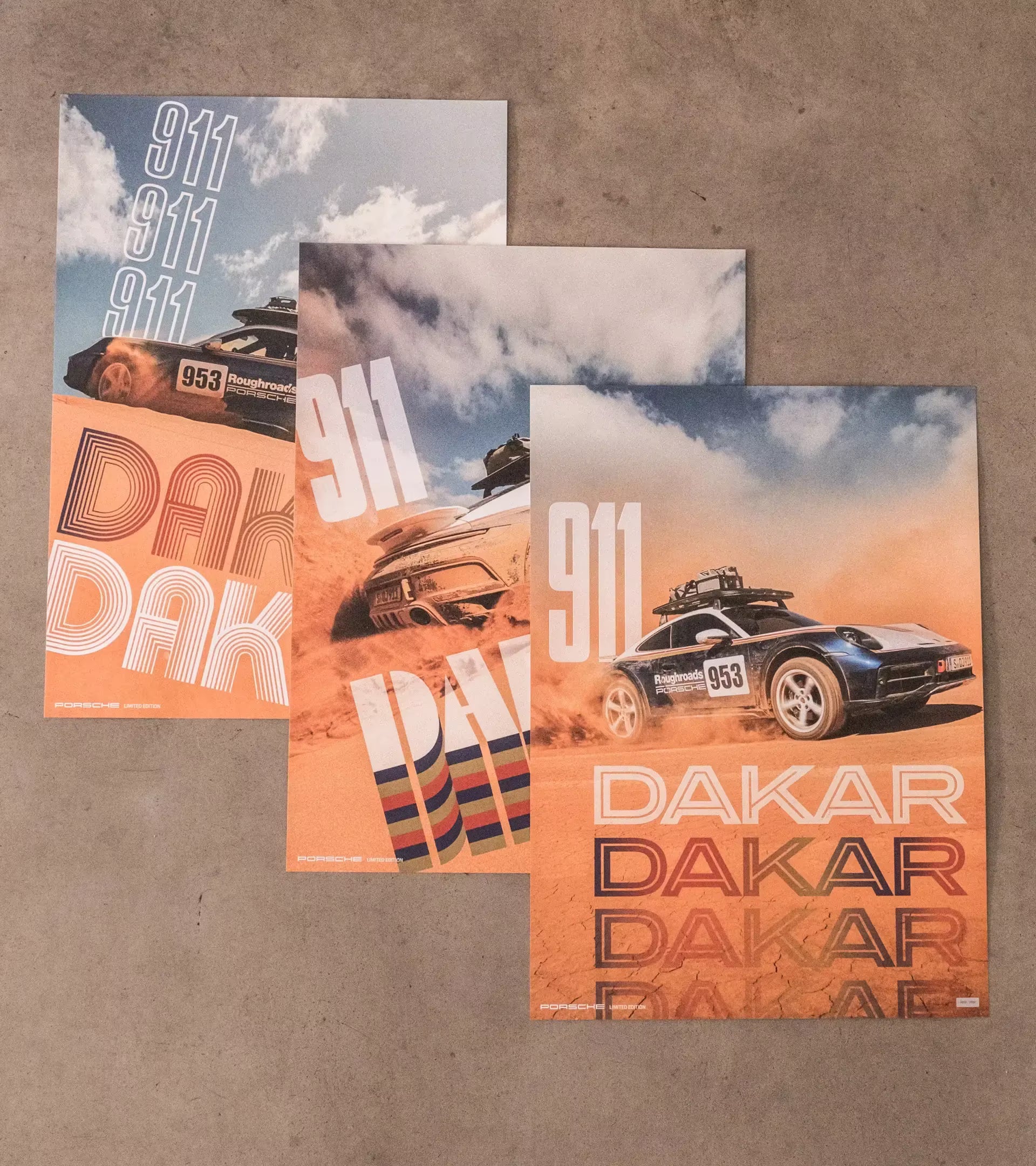 Poster Set - 911 Dakar - WAP0925010PDKP Porsche