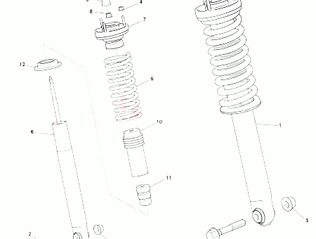 ASTON MARTIN ASSY FRONT DAMPER COMPLETE CONVERTIBLE (4G43-18B036-BF)