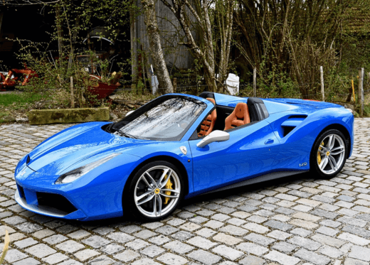 Dark Blue Ferrari