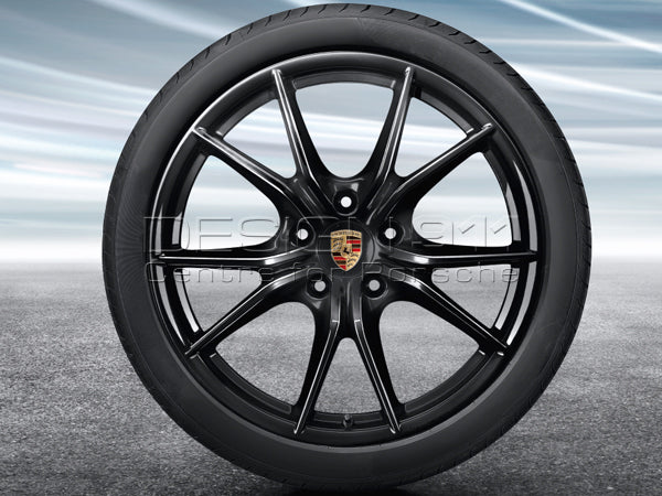 20" 'Carrera S' BLACK Alloy Wheels & Tyres Original Porsche for 718 Boxster/Cayman