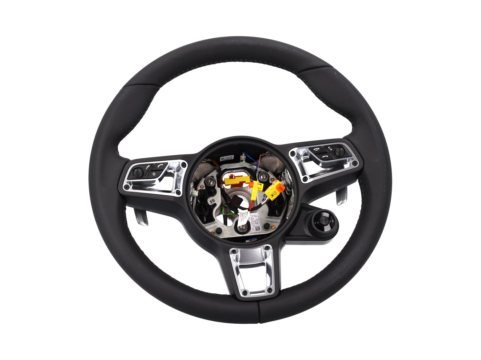 GT Sport Multi-function steering wheel in Black Leather. Porsche 991.2 / 718 Porsche