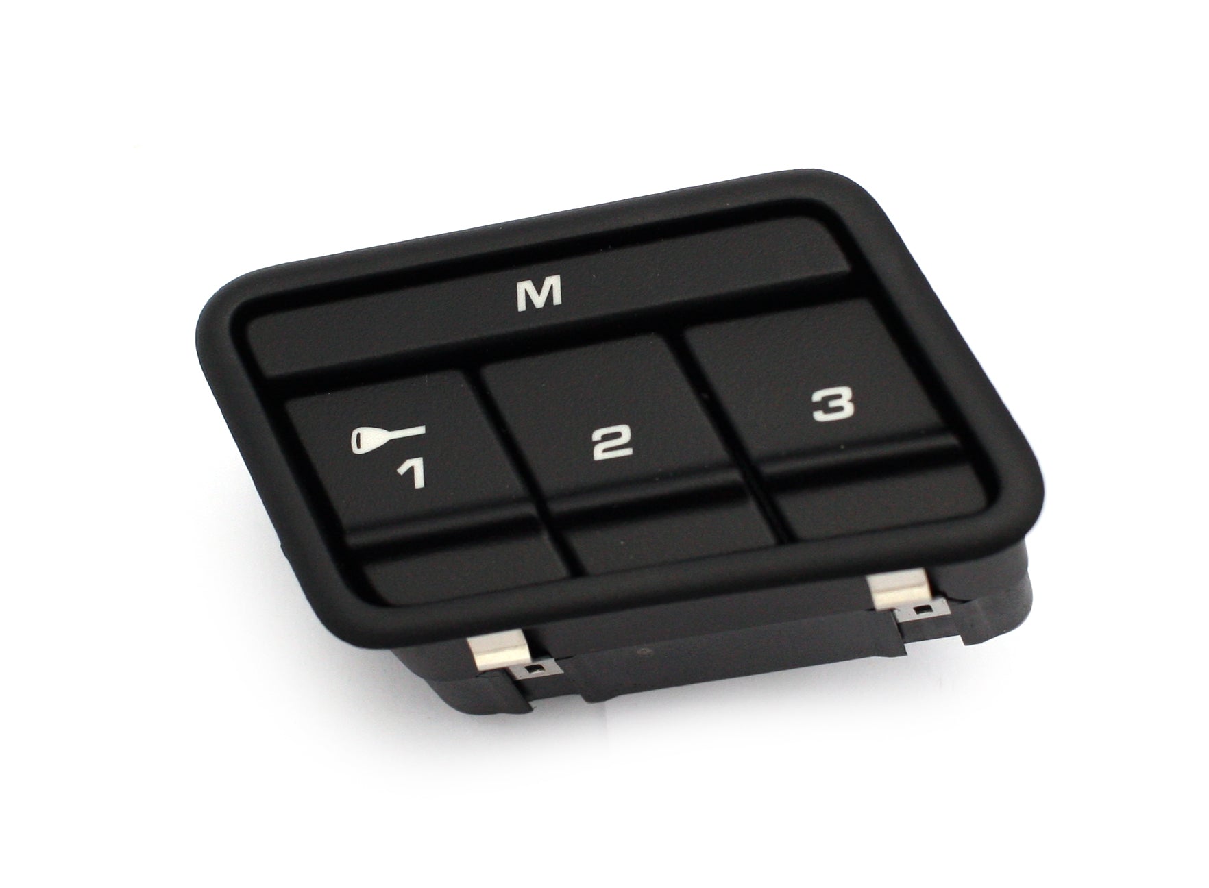 Memory switch for seat adjustment, Matt black. Porsche 997 / 987 Boxster / 987C Cayman Porsche