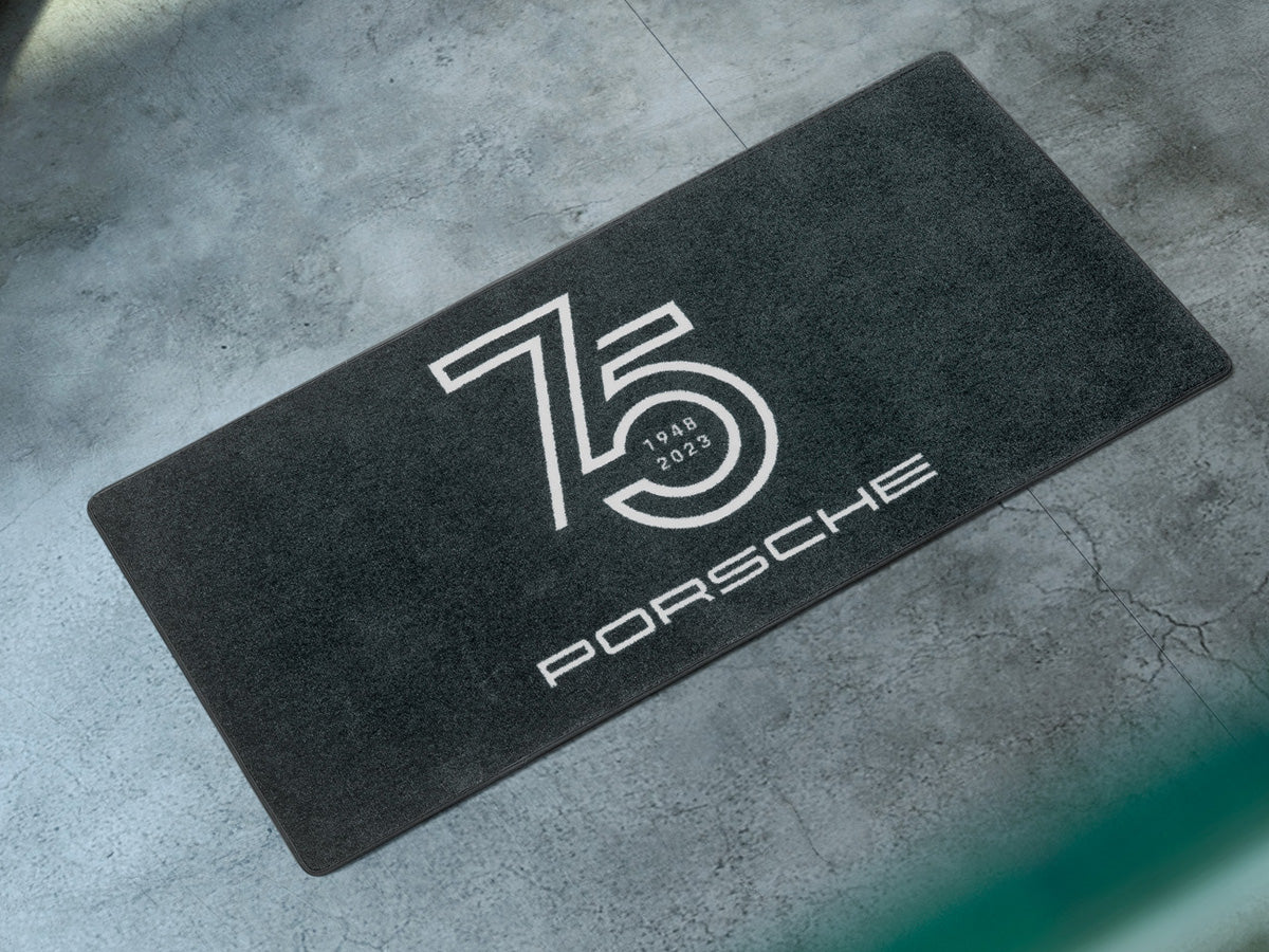 Porsche 75 years of Porsche design garage mat - 9Y0044070C Porsche