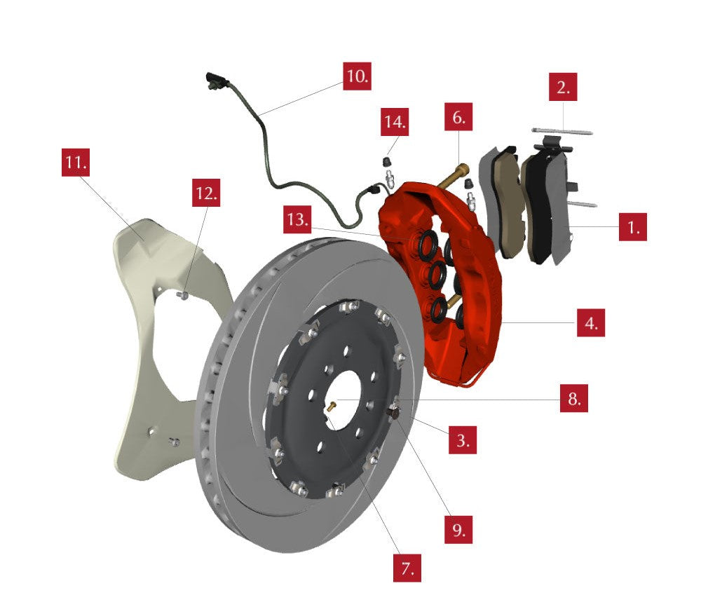 ASTON MARTIN CALIPER ASSEMBLY FRONT WHEEL BRAKE DARK ANODISED (JY53-2C463-JB )