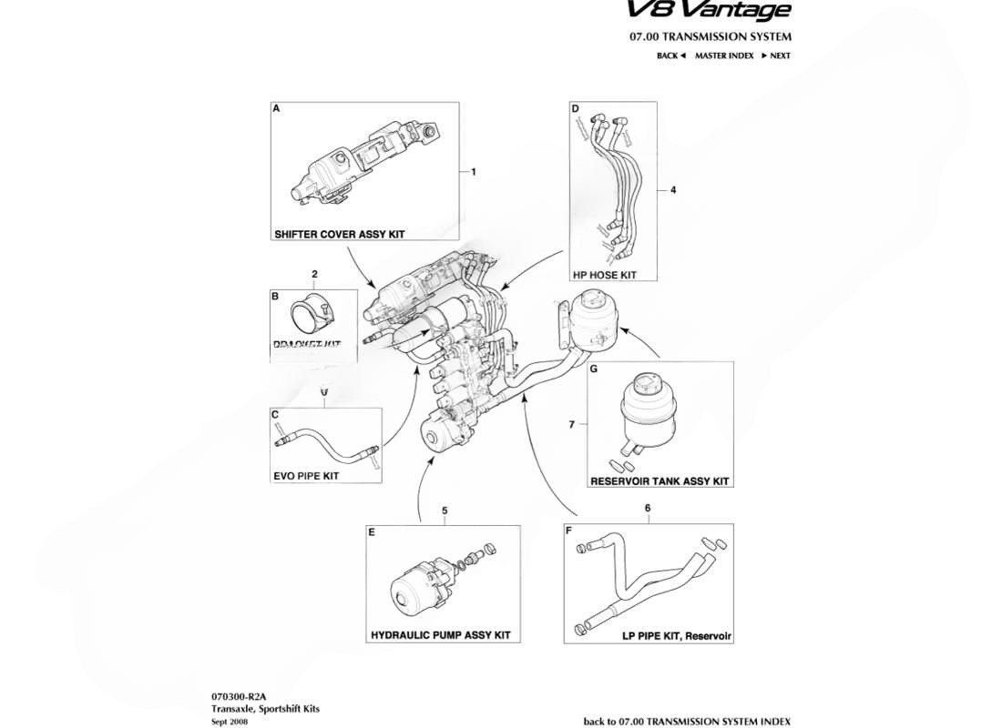 ASTON MARTIN CLUTCH PIPE KIT (BG33-7J327-AA )