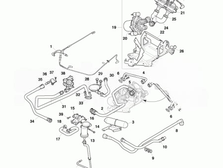 ASTON MARTIN HOS ASY - VAC OLET FOR ASTON MARTIN V8 VANTAGE (6G33-9D438-AD )
