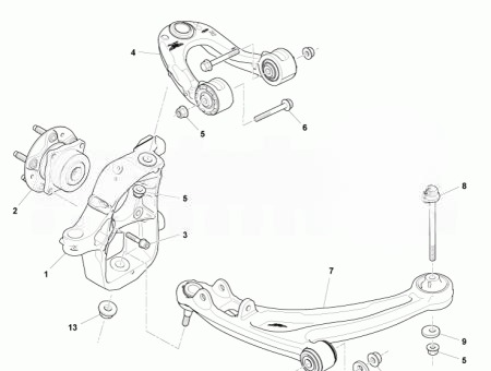 ASTON MARTIN KNL ASY - FRONT WHEEL LH (MY83-3K185-AC)