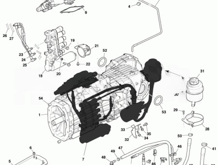 ASTON MARTIN MAGNET ASSY - TRANSMISSION ACTUATOR POSN (6G33-7J282-AC)