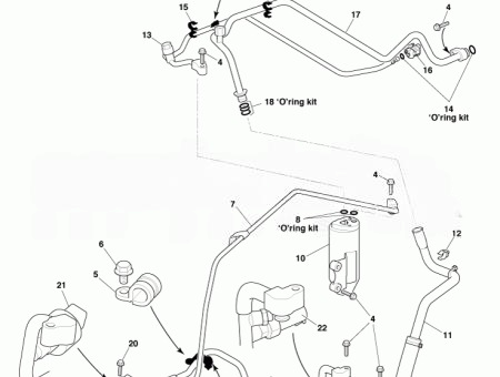 ASTON MARTIN O RINGS-DB9 & V8 RECEIVER/DRIER PACK OF 2 (4G43-89-10908-PK)